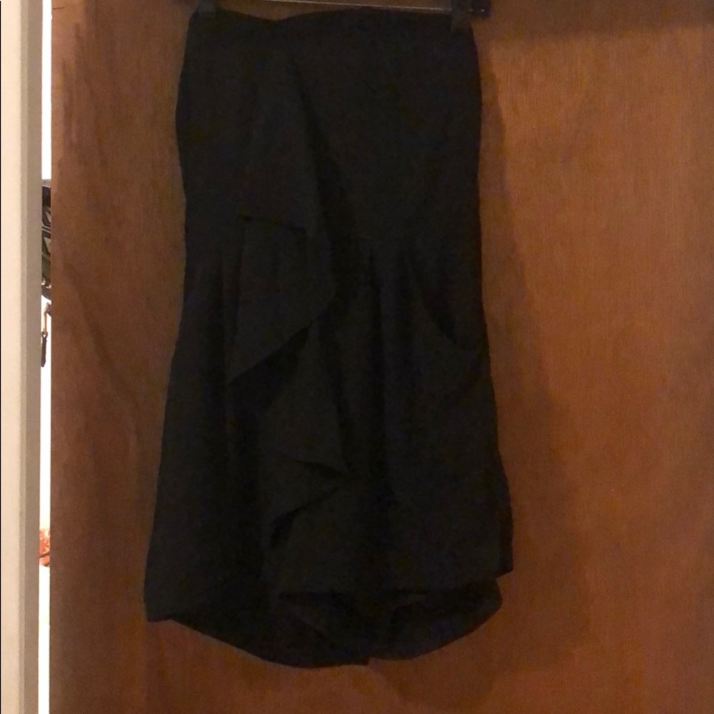 Black Express strapless romper